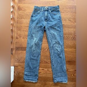 PISTOLA Anthropologie Cassie High Rise Blue Denim Jeans Casual Comfy Straight 25